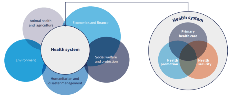 Effective health emergency preparedness and response requires functioning health systems